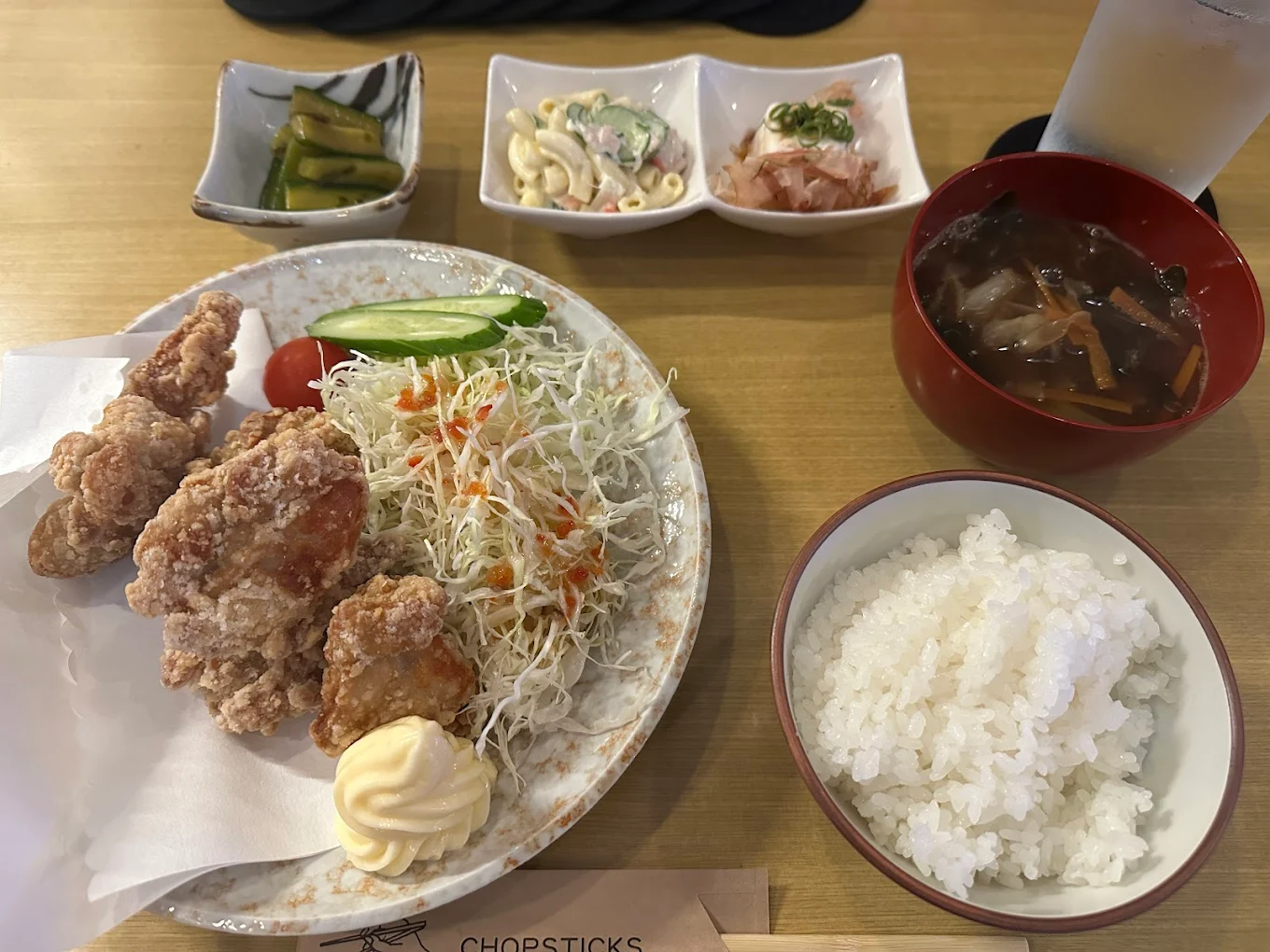 唐揚げ定食